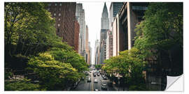 Wandsticker In den Straßen von New York I