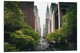Alubild In den Straßen von New York II - Flo Klein