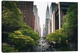 Leinwandbild In den Straßen von New York II