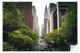 Wandsticker In den Straßen von New York II - Flo Klein