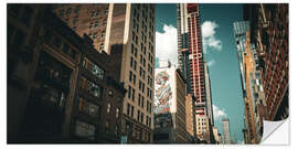 Wandsticker In den Straßen von New York III