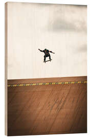 Cuadro de madera Skateboard flying - Flo Klein