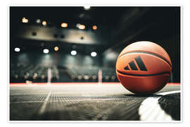 Wandbild Vor dem Basketballspiel - Flo Klein