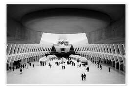 Wandbild Im inneren des Oculus in New York I - Flo Klein