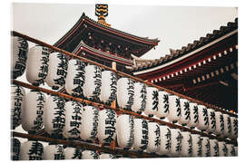 Acrylic print Classic pagoda in Tokyo - Flo Klein
