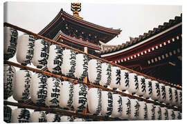 Leinwandbild Klassische Pagode in Tokyo - Flo Klein