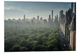 Hartschaumbild Aussicht auf den Central Park aus dem 20. Stock III - Flo Klein