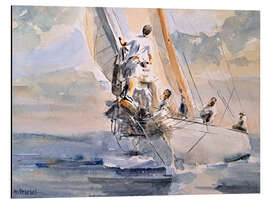 Alubild Törn im Abendlicht