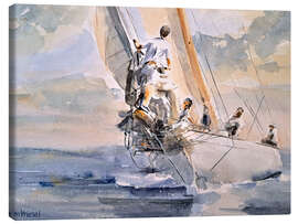 Leinwandbild Törn im Abendlicht