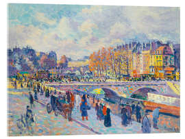 Acrylglasbild Seinequai - Maximilien Luce, 1899