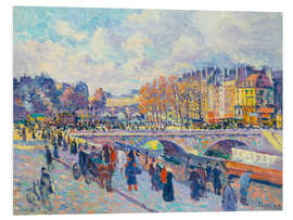 Hartschaumbild Seinequai - Maximilien Luce, 1899