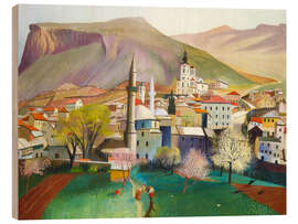 Holzbild Frühlingsbeginn in Mostar, 1903 - Tivador Csontvary Kosztka