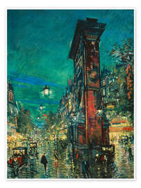 Wandbild Paris, Arc St. Denis, 1930er Jahre - Konstantin Alexejewitsch Korovin