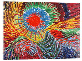 Akrylbillede Astral Composition X (Rising Sun), 1912 - Wilhelm Morgner