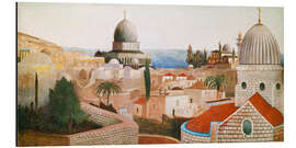 Alubild Blick vom Tempelplatz in Jerusalem auf das Tote Meer, 1905 - Tivador Csontvary Kosztka