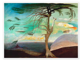 Wandbild Die einsame Zeder, 1907 - Tivador Csontvary Kosztka