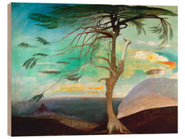 Holzbild Die einsame Zeder, 1907 - Tivador Csontvary Kosztka