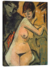 Leinwandbild Liebespaar, 1920 - Otto Mueller