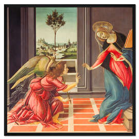 Gerahmter Kunstdruck Die Verkündigung Mariae von Cestello - Sandro Botticelli