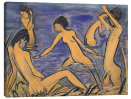 Leinwandbild Badende, 1913 - Otto Mueller