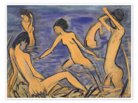 Wandbild Badende, 1913 - Otto Mueller