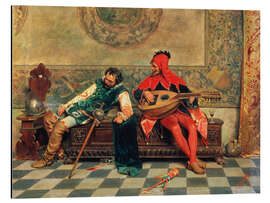 Magnettafel Betrunkener Soldat und Harlekin - Casimiro Tomba