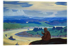 Acrylglasbild Der Hl. Prokopij betet für die unbekannten Schiffer, 1914 - Nicholas Roerich
