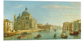 Acrylglasbild Santa Maria della Salute in Venedig - Gaspar van Wittel