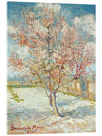 Acrylglasbild Blühende Pfirsichbäume, 1888 II