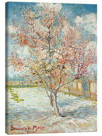 Leinwandbild Blühende Pfirsichbäume, 1888 II - Vincent van Gogh