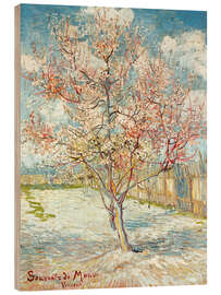 Holzbild Blühende Pfirsichbäume, 1888 II