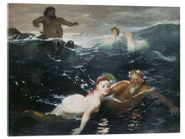 Acrylglasbild Im Spiel der Wellen, 1883