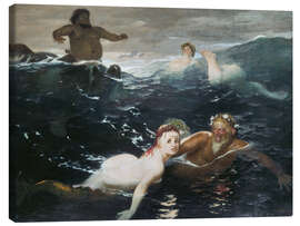 Leinwandbild Im Spiel der Wellen, 1883