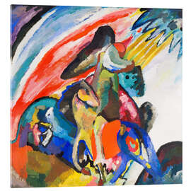 Acrylglasbild Improvisation 12 (Reiter), 1910 - Wassily Kandinsky