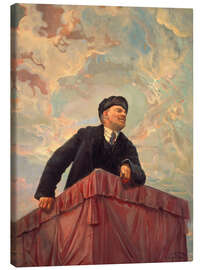 Leinwandbild Lenin auf dem Rednerpult, 1927 - Isaak Israilevich Brodsky