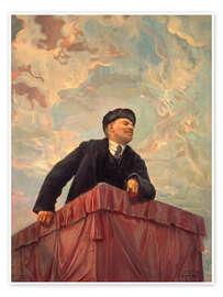 Wandbild Lenin auf dem Rednerpult, 1927 - Isaak Israilevich Brodsky