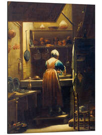 Alubild Die Küchenmagd - Giuseppe Crespi