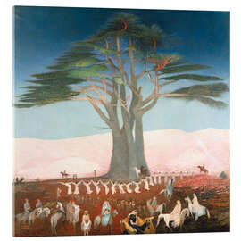 Acrylglasbild Wallfahrt zu den Zedern des Libanon, 1907 - Tivador Csontvary Kosztka