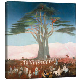 Leinwandbild Wallfahrt zu den Zedern des Libanon, 1907 - Tivador Csontvary Kosztka