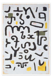 Poster Gesetz, 1938 - Paul Klee