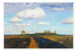 Poster Im Moor - Fritz Overbeck, 1904