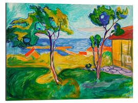 Alubild Der Garten in Åsgårdstrand, 1905 - Edvard Munch
