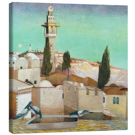 Leinwandbild Der Ölberg in Jerusalem, 1905 - Tivador Csontvary Kosztka