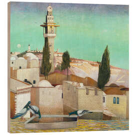 Holzbild Der Ölberg in Jerusalem, 1905 - Tivador Csontvary Kosztka