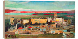 Holzbild Baalbek, 1906 - Tivador Csontvary Kosztka