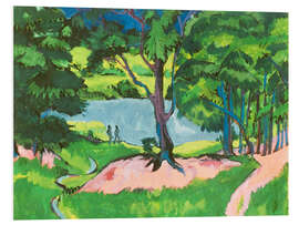 Hartschaumbild See im Böhmerwald, 1911