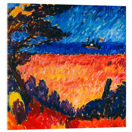 Acrylglasbild Landschaft (an der Ostsee), 1911 - Alexej von Jawlensky