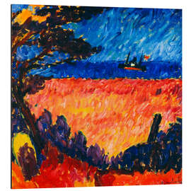 Alubild Landschaft (an der Ostsee), 1911