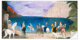 Wandsticker Spazierritt am Meer, 1909