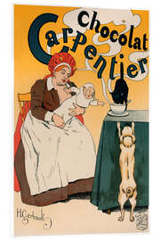 Acrylglasbild Chocolat Carpentier - Vintage Advertising Collection